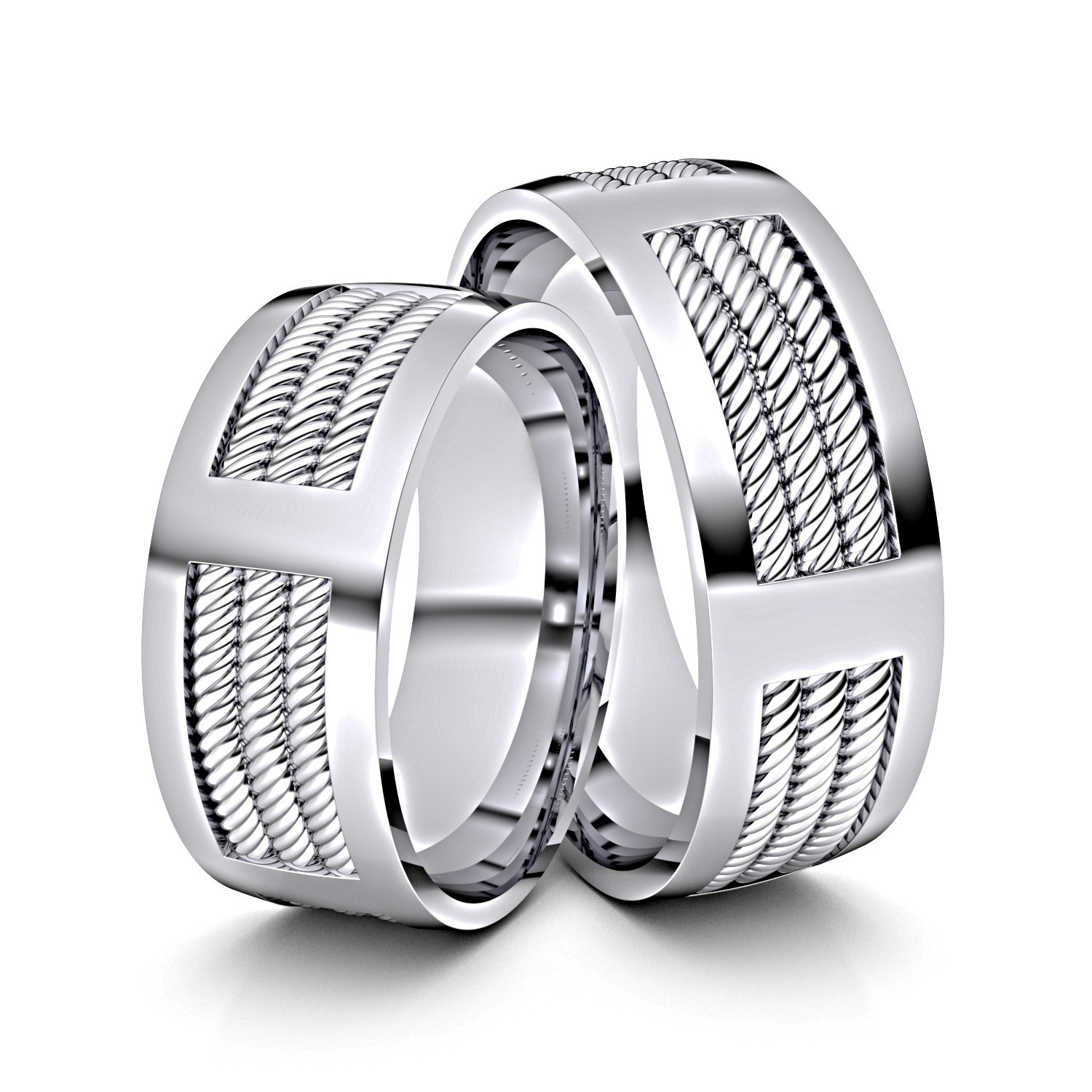 Brillanten-Trauringe 950er Palladium – opt. mit Gravur, Farbe, wählbarer Reinheitsstufe & hochwertigem Holzetui Unkategorisiert online kaufen
