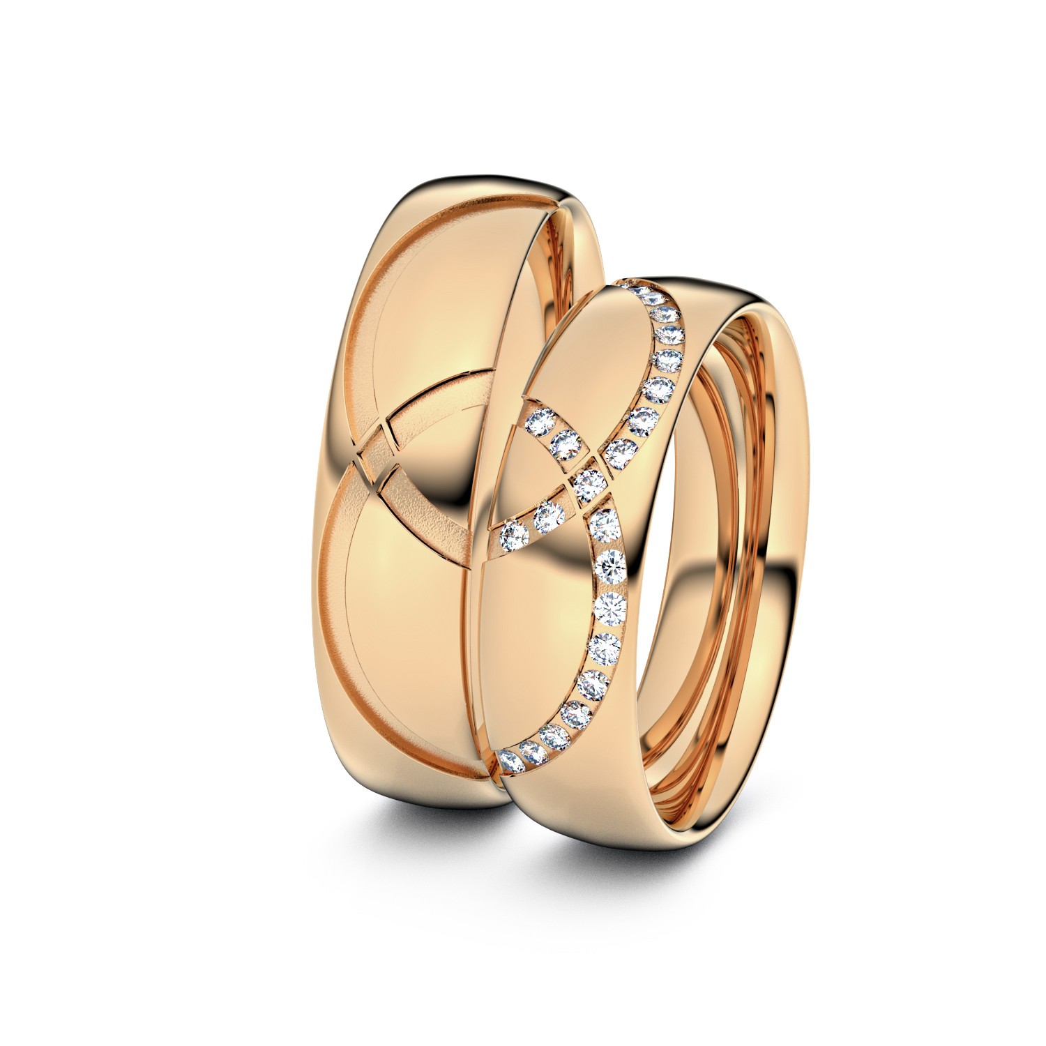 Brillanten-Trauringe Doppelring 750er Roségold – opt. mit Gravur, Farbe, wählbarer Reinheitsstufe & hochwertigem Holzetui Unkategorisiert online kaufen Brillanten-Trauringe Doppelring 750er Roségold – opt. mit Gravur, Farbe, wählbarer Reinheitsstufe & hochwertigem Holzetui Unkategorisiert online kaufen