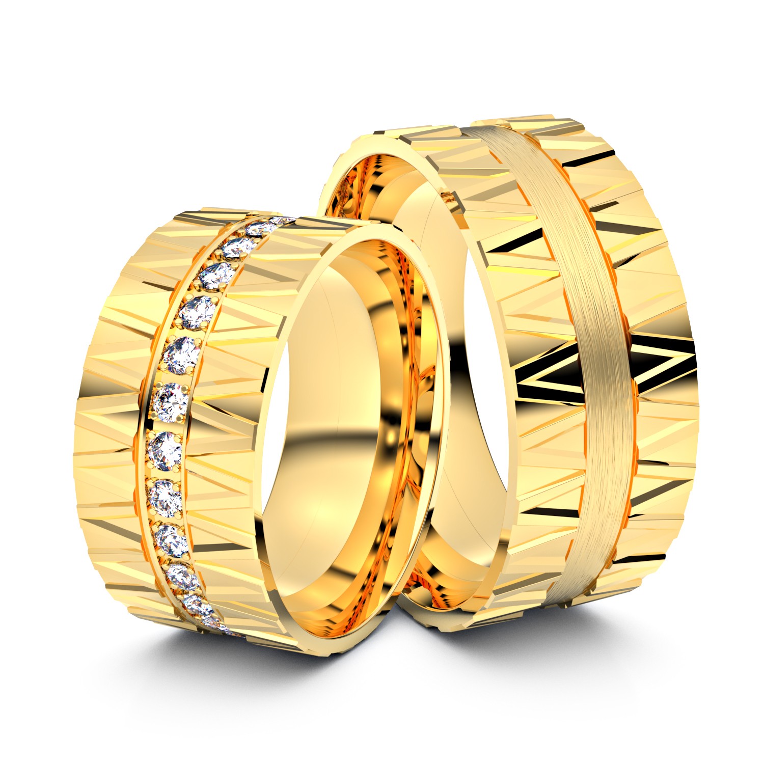 Brillanten-Trauringe facettiert 750er Gelbgold – opt. mit Gravur, Farbe, wählbarer Reinheitsstufe & hochwertigem Holzetui Unkategorisiert online kaufen Brillanten-Trauringe facettiert 750er Gelbgold – opt. mit Gravur, Farbe, wählbarer Reinheitsstufe & hochwertigem Holzetui Unkategorisiert online kaufen