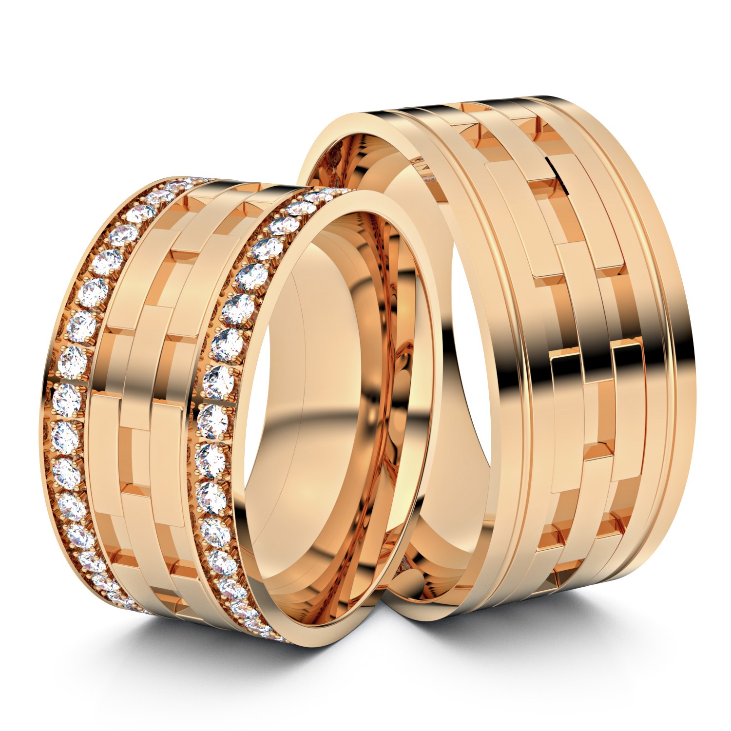 Brillanten-Trauringe Kettenlink 750er Roségold – opt. mit Gravur, Farbe, wählbarer Reinheitsstufe & hochwertigem Holzetui Unkategorisiert online kaufen Brillanten-Trauringe Kettenlink 750er Roségold – opt. mit Gravur, Farbe, wählbarer Reinheitsstufe & hochwertigem Holzetui Unkategorisiert online kaufen