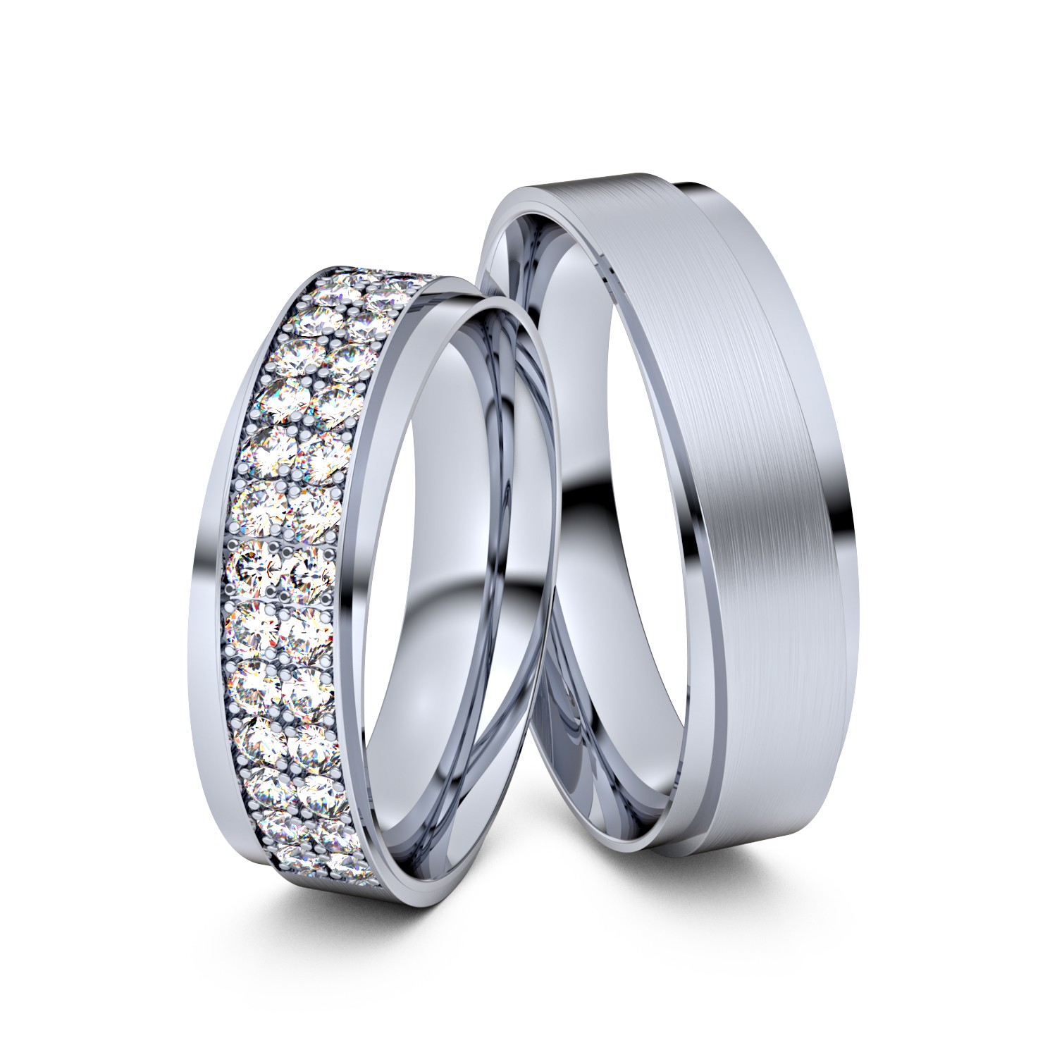 Brillanten-Trauringe Luxury Twist 950er Platin – opt. mit Gravur, Farbe, wählbarer Reinheitsstufe & hochwertigem Holzetui Unkategorisiert online kaufen