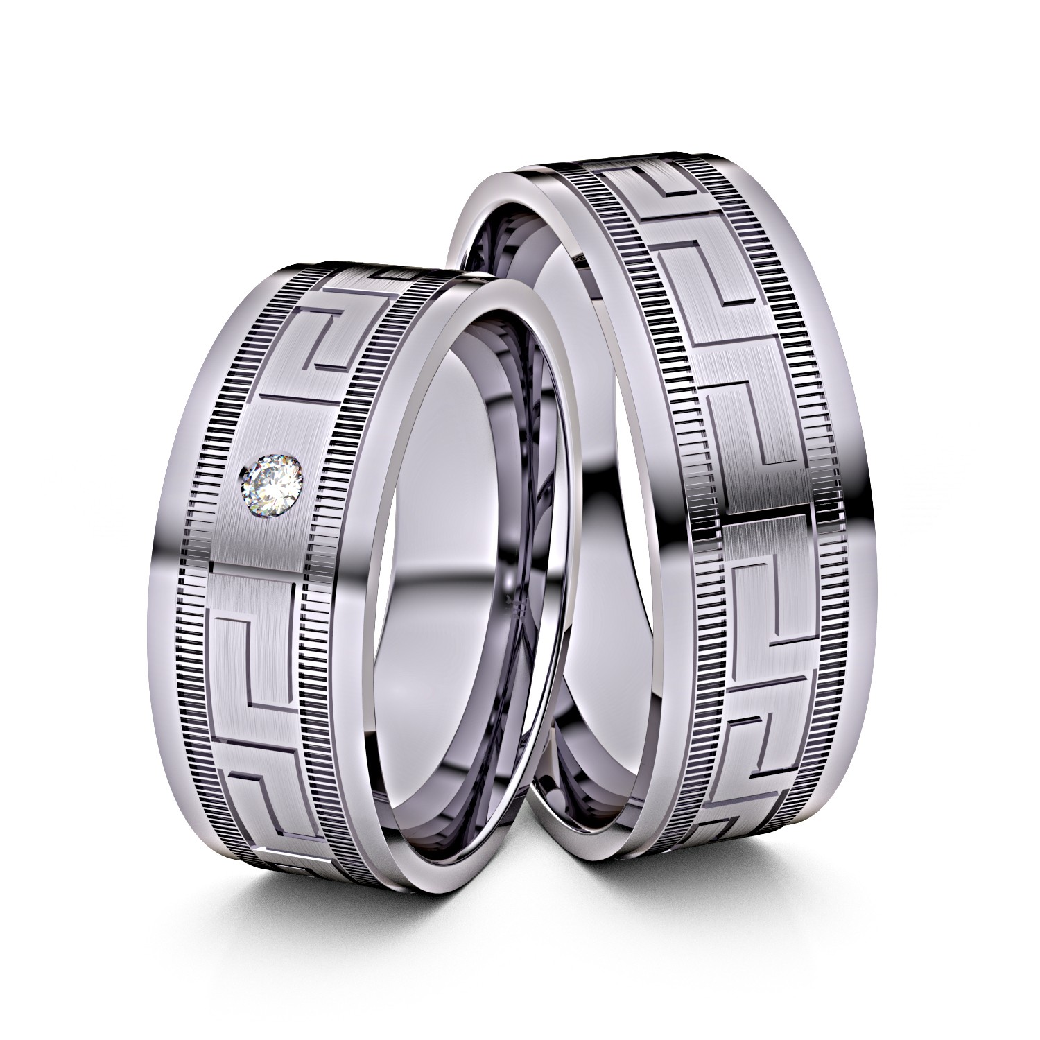 Brillanten-Trauringe Meander 950er Palladium – opt. mit Gravur, Farbe, wählbarer Reinheitsstufe & hochwertigem Holzetui Unkategorisiert online kaufen Brillanten-Trauringe Meander 950er Palladium – opt. mit Gravur, Farbe, wählbarer Reinheitsstufe & hochwertigem Holzetui Unkategorisiert online kaufen