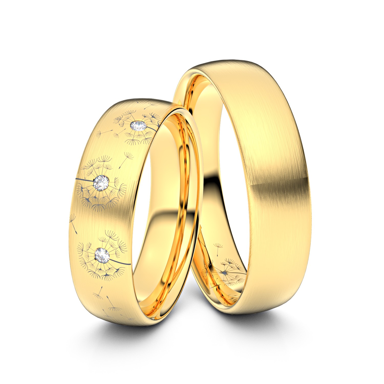 Brillanten-Trauringe Pusteblume 585er Gelbgold – opt. mit Gravur, Farbe, wählbarer Reinheitsstufe & hochwertigem Holzetui Unkategorisiert online kaufen Brillanten-Trauringe Pusteblume 585er Gelbgold – opt. mit Gravur, Farbe, wählbarer Reinheitsstufe & hochwertigem Holzetui Unkategorisiert online kaufen