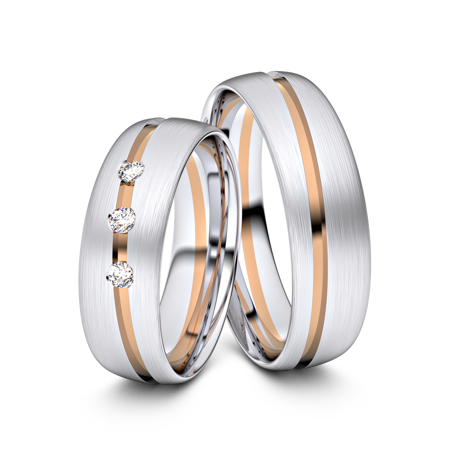 Brillanten-Trauringe Schräge Fuge 585er Weißgold-Rotgold – opt. mit Gravur, Farbe, wählbarer Reinheitsstufe & hochwertigem Holzetui Unkategorisiert online kaufen Brillanten-Trauringe Schräge Fuge 585er Weißgold-Rotgold – opt. mit Gravur, Farbe, wählbarer Reinheitsstufe & hochwertigem Holzetui Unkategorisiert online kaufen