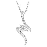 Cirari Brillant-Goldhalskette, 20 Brillanten 0,552 ct, 585 Weißgold, SI1 (H) Unkategorisiert online kaufen