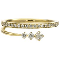 Cirari Brillant-Goldring: 24 Brillanten, 0,31 ct, 585 Gelbgold, I1 (H) Unkategorisiert online kaufen