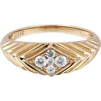 Cirari Brillant-Goldring aus 585 Gelbgold, 5 Diamanten, 0,21 ct, SI1 (H) Unkategorisiert online kaufen