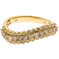 Cirari Fancy-Brillantring mit 44 SI2-Diamanten, 0,946 ct, 585 Gelbgold Unkategorisiert online kaufen