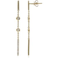 Cirari Goldohrringe aus 585 Gelbgold, 24 Brillanten, 0,236 ct, SI2 (H) Unkategorisiert online kaufen