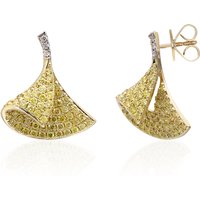 Cirari Ohrringe mit 136 Brillanten, 1,48 ct, 750er Gelb- und Weißgold Unkategorisiert online kaufen