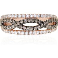 Cirari Ring mit 42 SI2 Schokoladen- und 42 SI1 (H) Brillanten, 0,76 ct, 585 Roségold Unkategorisiert online kaufen