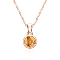 Citrin Halskette aus 585er Roségold Unkategorisiert online kaufen