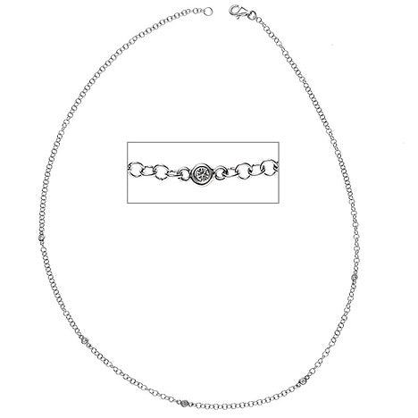 Collier Halskette 585 Gold Weißgold 5 Diamanten Brillanten 43 cm Kette Goldkette Unkategorisiert online kaufen Collier Halskette 585 Gold Weißgold 5 Diamanten Brillanten 43 cm Kette Goldkette Unkategorisiert online kaufen