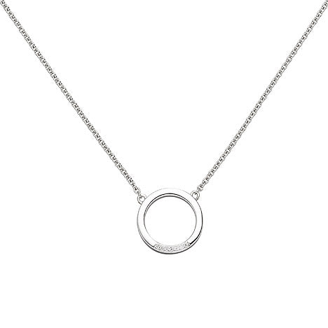 Collier Halskette 585 Gold Weißgold 7 Diamanten Brillanten 43 cm Kette Unkategorisiert online kaufen