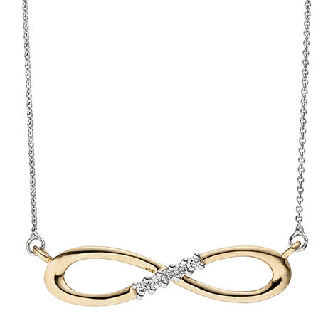 Collier Halskette Unendlich 585 Gold bicolor 5 Diamanten Brillanten Kette Unkategorisiert online kaufen Collier Halskette Unendlich 585 Gold bicolor 5 Diamanten Brillanten Kette Unkategorisiert online kaufen