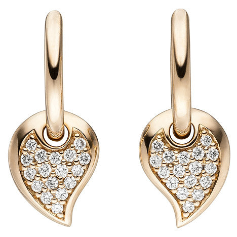Creolen 585 Gold Rotgold 34 Diamanten Brillanten Ohrringe Diamantohrringe Unkategorisiert online kaufen