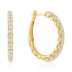 Creolen für Damen aus Gelbgold mit Brillanten Unkategorisiert online kaufen