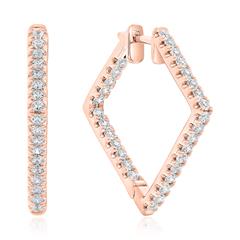 Creolen für Damen aus Roségold mit Brillanten Unkategorisiert online kaufen