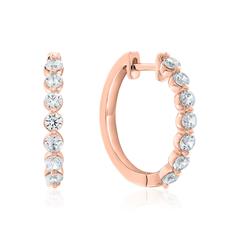 Creolen für Damen aus Roségold mit Brillanten Unkategorisiert online kaufen