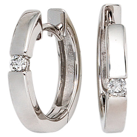 Creolen rund 585 Gold Weißgold 2 Diamanten Brillanten 0 10ct. Ohrringe Unkategorisiert online kaufen Creolen rund 585 Gold Weißgold 2 Diamanten Brillanten 0 10ct. Ohrringe Unkategorisiert online kaufen