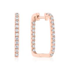 Damen Creolen aus Roségold mit Brillanten Unkategorisiert online kaufen