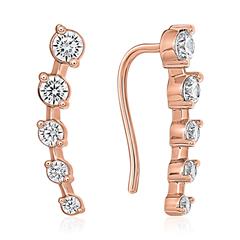 Damen Ohrhänger aus Roségold mit Brillanten