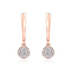 Damen Ohrringe aus Roségold mit Diamanten Unkategorisiert online kaufen