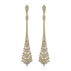 Damen Ohrschmuck aus Gelbgold mit Diamanten Unkategorisiert online kaufen