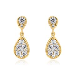 Damen Ohrstecker aus Gelbgold mit Brillanten Unkategorisiert online kaufen