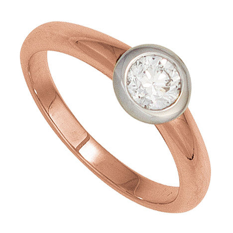 Damen Ring 585 Gold Rotgold Weißgold bicolor 1 Diamant Brillant Goldring - 56 Unkategorisiert online kaufen Damen Ring 585 Gold Rotgold Weißgold bicolor 1 Diamant Brillant Goldring - 56 Unkategorisiert online kaufen