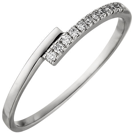 Damen Ring 585 Gold Weißgold 11 Diamanten Brillanten 0 08ct. Weißgoldring - 56 Unkategorisiert online kaufen Damen Ring 585 Gold Weißgold 11 Diamanten Brillanten 0 08ct. Weißgoldring - 56 Unkategorisiert online kaufen