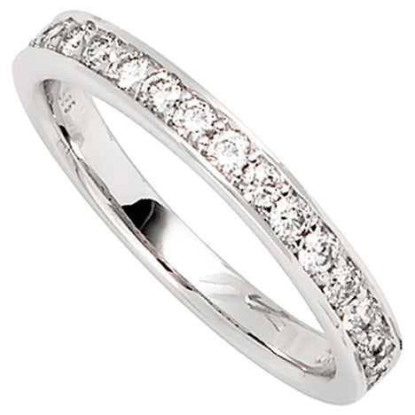Damen Ring 585 Gold Weißgold 17 Diamanten Brillanten 0 50ct. Weißgoldring - 50 Unkategorisiert online kaufen