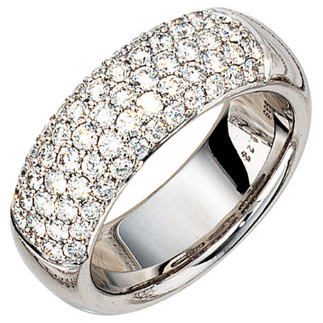 Damen Ring 585 Gold Weißgold 62 Diamanten Brillanten 1 22ct. Weißgoldring - 56 Unkategorisiert online kaufen