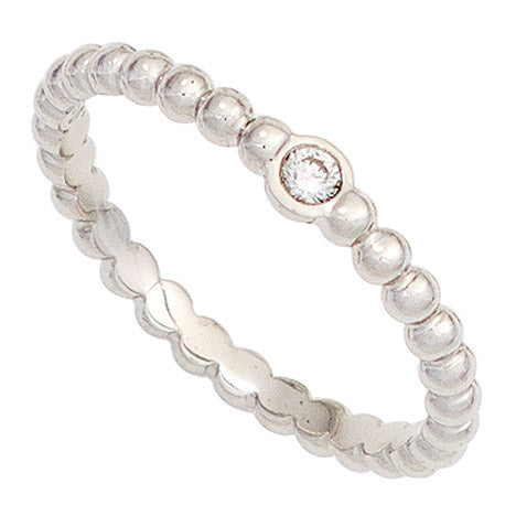 Damen Ring Kugel 950 Platin 1 Diamant Brillant 0 05ct. Kugelring Platinring - 54 Unkategorisiert online kaufen