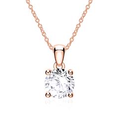 Damenkette aus 585er Roségold mit Diamant Unkategorisiert Produktbild