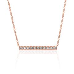 Damenkette mit lab grown Diamanten aus Roségold Unkategorisiert online kaufen