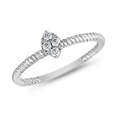 Damenring mit Diamanten, Weißgold oder Platin Unkategorisiert online kaufen