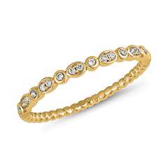 Damenring mit lab grown Brillanten aus Gelbgold Unkategorisiert online kaufen