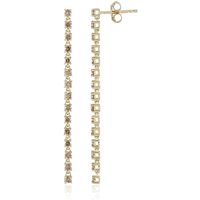 de Melo Gold: 375er Goldohrringe mit 30 I2 Champagner-Brillanten, 0,81 ct Unkategorisiert online kaufen