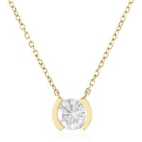 de Melo Gold Brillant-Collier 0,405 ct I3 (H), 375er Gold Unkategorisiert online kaufen