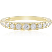 de Melo Gold Brillantring I2 (H) aus 375er Gold, 13 Brillanten, 0,41 ct Unkategorisiert online kaufen