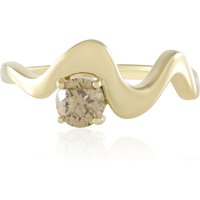 de Melo Gold Champagner-Brillantring 0,45 ct I2 aus 375 Gelbgold Unkategorisiert online kaufen