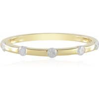 de Melo Goldring mit 5 Brillanten I3 (H), 0,158 ct, 375 Gelbgold Unkategorisiert online kaufen