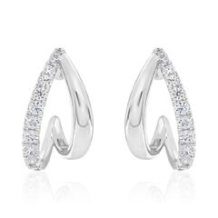 Diamant Ohrschmuck für Damen aus Weißgold oder Platin Unkategorisiert Produktbild