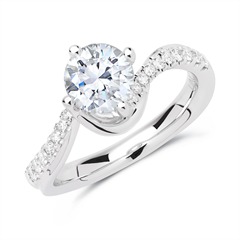 Diamant Ring 585er Weißgold Unkategorisiert Produktbild