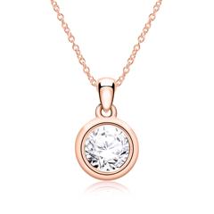 Diamantkette aus 14-karätigem Roségold Unkategorisiert online kaufen