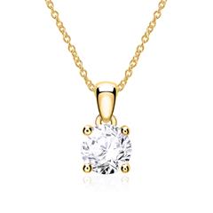 Diamantkette für Damen aus 14-karätigem Gold Unkategorisiert online kaufen