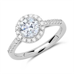Diamantring 950er Platin Unkategorisiert Produktbild