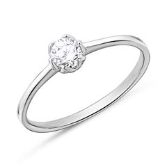 Diamantring aus 18-karätigem Weißgold Unkategorisiert online kaufen