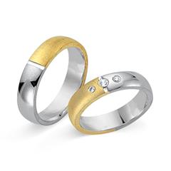 Eheringe 333er Gelb- Weissgold 3 Brillanten Unkategorisiert online kaufen